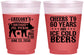 Custom Birthday 16 oz Color Changing Frosted Cups - 60th Barbeque Bbq | 20217