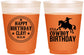 Custom Birthday 16 oz Color Changing Frosted Cups - Cowboy | 20229