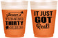 Custom Birthday 16 oz Color Changing Frosted Cups - 30th | 20235