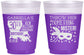 Custom Birthday 16 oz Color Changing Frosted Cups - 30th Mardi Gras | 20246