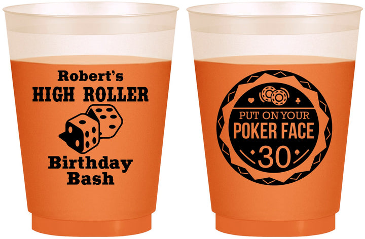 Custom Birthday 16 oz Color Changing Frosted Cups - 30th Las Vegas | 20262