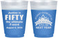 Custom Birthday 16 oz Color Changing Frosted Cups - 50th | 20268