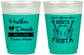 Custom Wedding 16 oz Color Changing Frosted Cups - Siesta Fiesta Mexico | 207