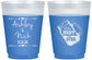 Custom Wedding 16 oz Color Changing Frosted Cups - The Hunt Is Over Mason Jar | 218