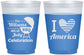 Custom 4th Of July 16 oz Color Changing Frosted Cups - Barbecue Bbq | 220007