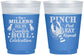 Custom 4th Of July 16 oz Color Changing Frosted Cups - Pink Peel Crawfish | 220011