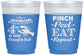 Custom 4th Of July 16 oz Color Changing Frosted Cups - Pink Peel Crawfish | 220015