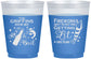 Custom 4th Of July 16 oz Color Changing Frosted Cups - Beach Red White Blue | 220019