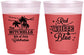 Custom 4th Of July 16 oz Color Changing Frosted Cups - Beach Stars Stripes | 220020