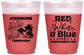 Custom 4th Of July 16 oz Color Changing Frosted Cups - Beach Fireworks | 220022