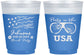 Custom 4th Of July 16 oz Color Changing Frosted Cups - Party In The Usa | 220023