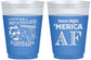 Custom 4th Of July 16 oz Color Changing Frosted Cups - Merica Af | 220031