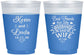 Custom Wedding 16 oz Color Changing Frosted Cups - Best Friends | 221