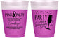 Custom Awareness 16 oz Color Changing Frosted Cups - Pink Party | 230000