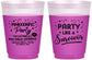 Custom Awareness 16 oz Color Changing Frosted Cups - Party Like A Survivor | 230003