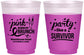 Custom Awareness 16 oz Color Changing Frosted Cups - Party Like A Survivor | 230005