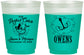 Custom Wedding 16 oz Color Changing Frosted Cups - The Perfect Catch | 232