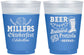 Custom Oktoberfest 16 oz Color Changing Frosted Cups - Bratwurst Pretzels | 240007