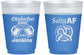 Custom Oktoberfest 16 oz Color Changing Frosted Cups - Pretzel Salty Af | 240015