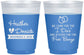 Custom Wedding 16 oz Color Changing Frosted Cups - I Do Free Booze | 243