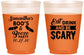 Custom Halloween 16 oz Color Changing Frosted Cups - Boo Booze Scary | 250000
