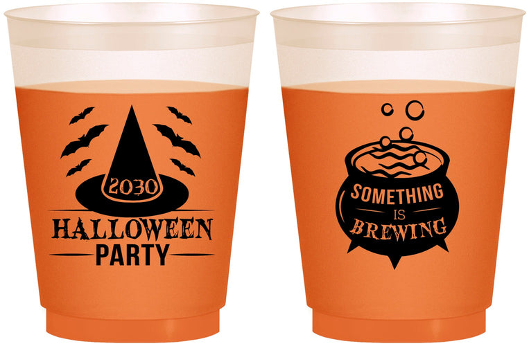 Custom Halloween 16 oz Color Changing Frosted Cups - Witch | 250085