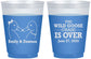 Custom Wedding 16 oz Color Changing Frosted Cups - Wild Goose | 251