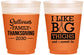 Custom Thanksgiving 16 oz Color Changing Frosted Cups - Big Thighs | 260011