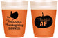 Custom Thanksgiving 16 oz Color Changing Frosted Cups - Thankful Af | 260026
