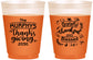 Custom Thanksgiving 16 oz Color Changing Frosted Cups - Grateful Blessed | 260028
