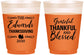 Custom Thanksgiving 16 oz Color Changing Frosted Cups - Grateful Blessed | 260030
