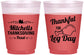 Custom Thanksgiving 16 oz Color Changing Frosted Cups - Leg Day | 260033