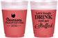 Custom Thanksgiving 16 oz Color Changing Frosted Cups - Turkey Stuffed | 260037