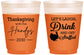 Custom Thanksgiving 16 oz Color Changing Frosted Cups - Turkey Stuffed | 260038