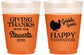 Custom Thanksgiving 16 oz Color Changing Frosted Cups - Gobble Gobble | 260040
