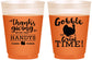 Custom Thanksgiving 16 oz Color Changing Frosted Cups - Turkey Gobble | 260043