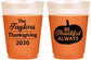 Custom Thanksgiving 16 oz Color Changing Frosted Cups - Pumpkin Thankful | 260047