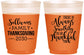 Custom Thanksgiving 16 oz Color Changing Frosted Cups - Thankful | 260048