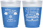 Custom Wedding 16 oz Color Changing Frosted Cups - Christmas Sweater | 265