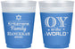 Custom Hanukkah 16 oz Color Changing Frosted Cups - Oy To The World | 270000