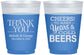 Custom Wedding 16 oz Color Changing Frosted Cups - Cheers Years Cold Beers | 271