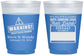 Custom Wedding 16 oz Color Changing Frosted Cups - Hello My Name Is | 280