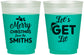 Custom Christmas 16 oz Color Changing Frosted Cups - Lets Get Lit | 280001