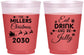 Custom Christmas 16 oz Color Changing Frosted Cups - Eat Drink And Be Jolly | 280010
