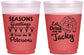 Custom Christmas 16 oz Color Changing Frosted Cups - Eat Drink Be Jacky | 280016