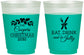 Custom Christmas 16 oz Color Changing Frosted Cups - Eat Drink And Be Jolly | 280033