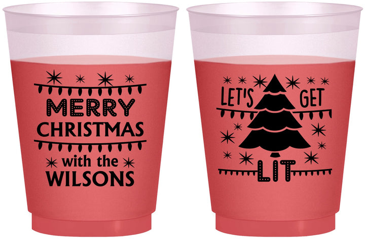 Custom Christmas 16 oz Color Changing Frosted Cups - Nutcracker | 280052