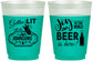 Custom Christmas 16 oz Color Changing Frosted Cups - Wine | 280055