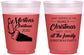Custom Christmas 16 oz Color Changing Frosted Cups - Santa Claus | 280060