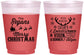 Custom Christmas 16 oz Color Changing Frosted Cups - Reindeer | 280062